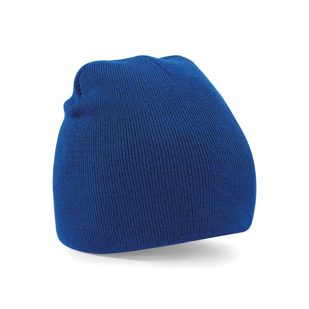 Two-tone pull-on beanie