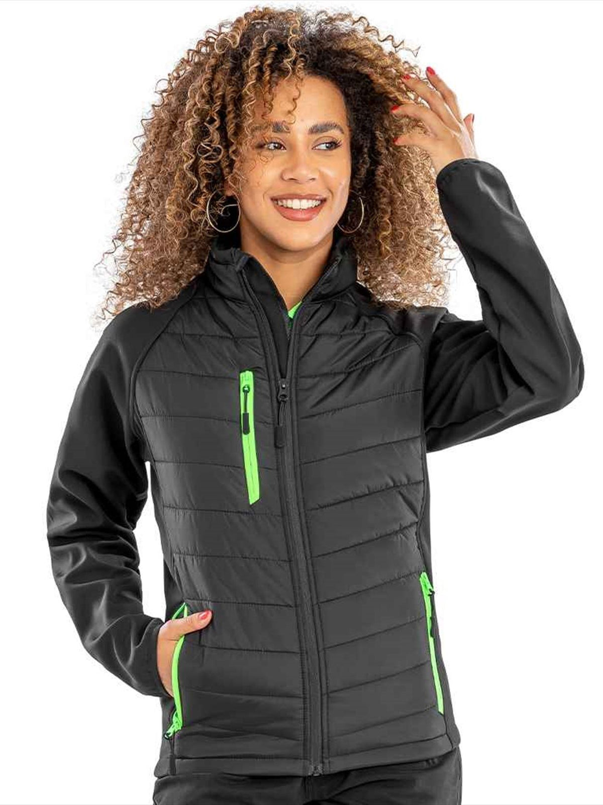 Result Black Compass Softshell Jacket