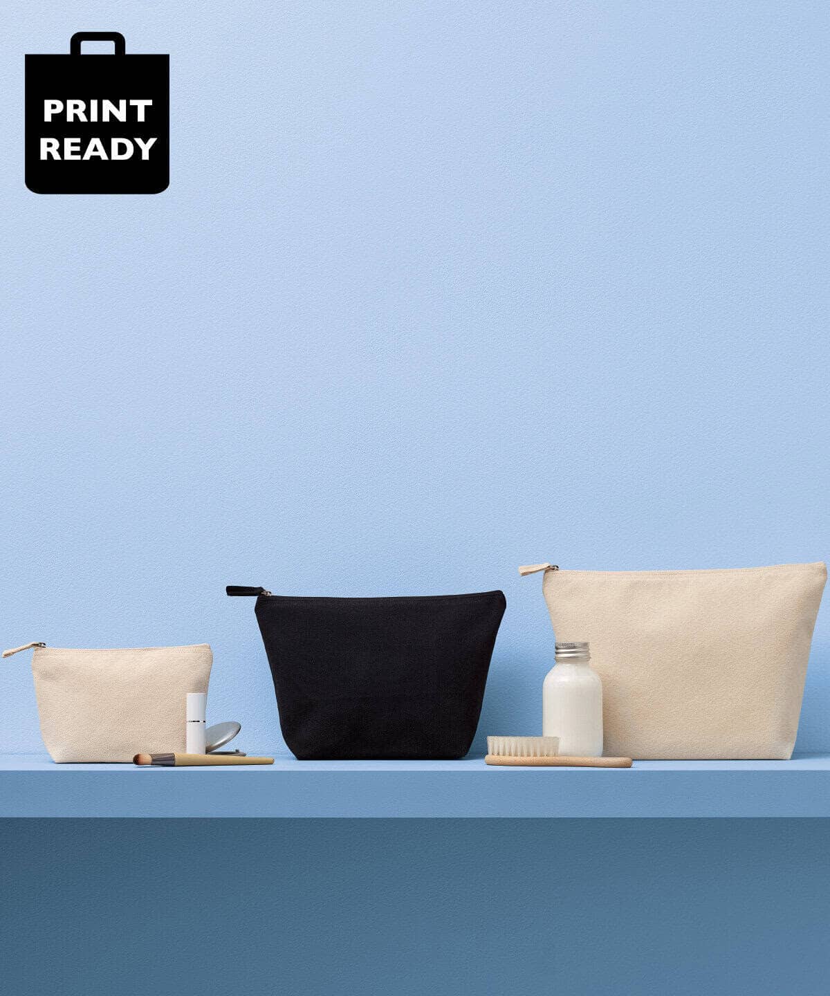 Recycled luxe accessory bag