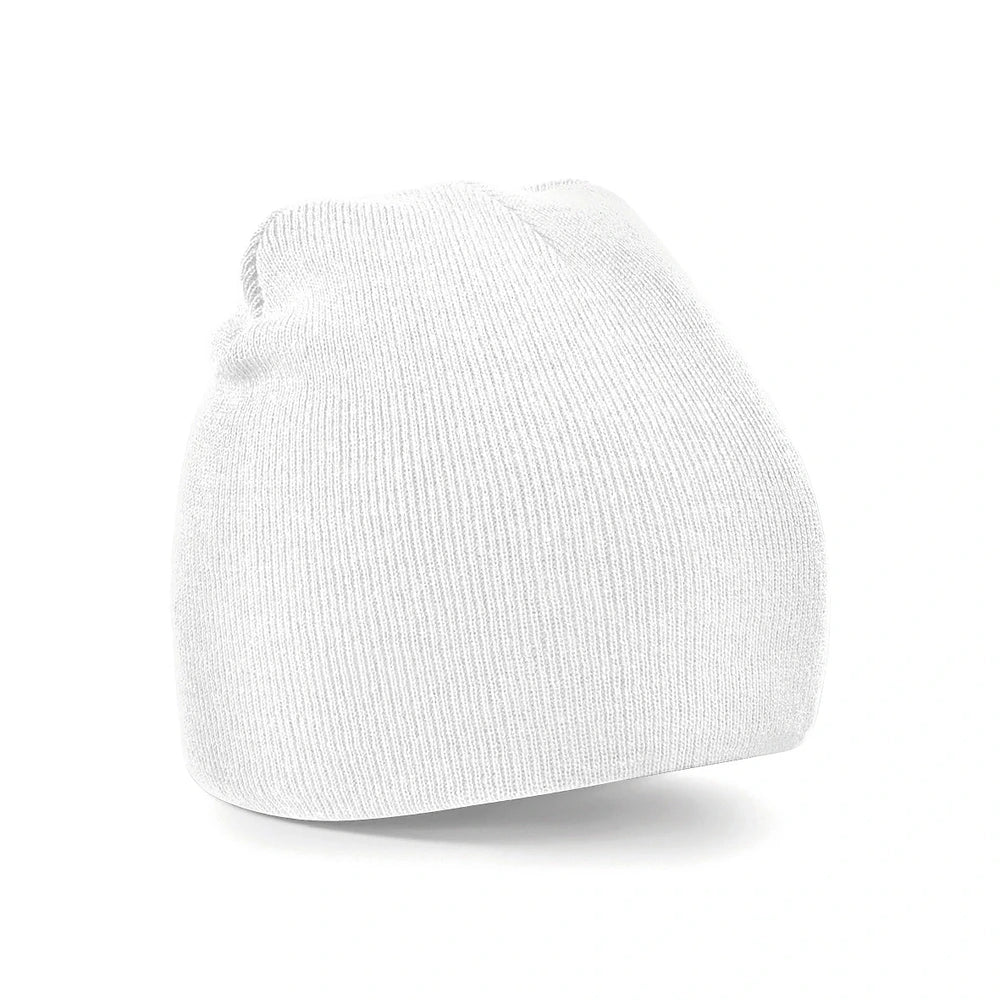 Two-tone pull-on beanie