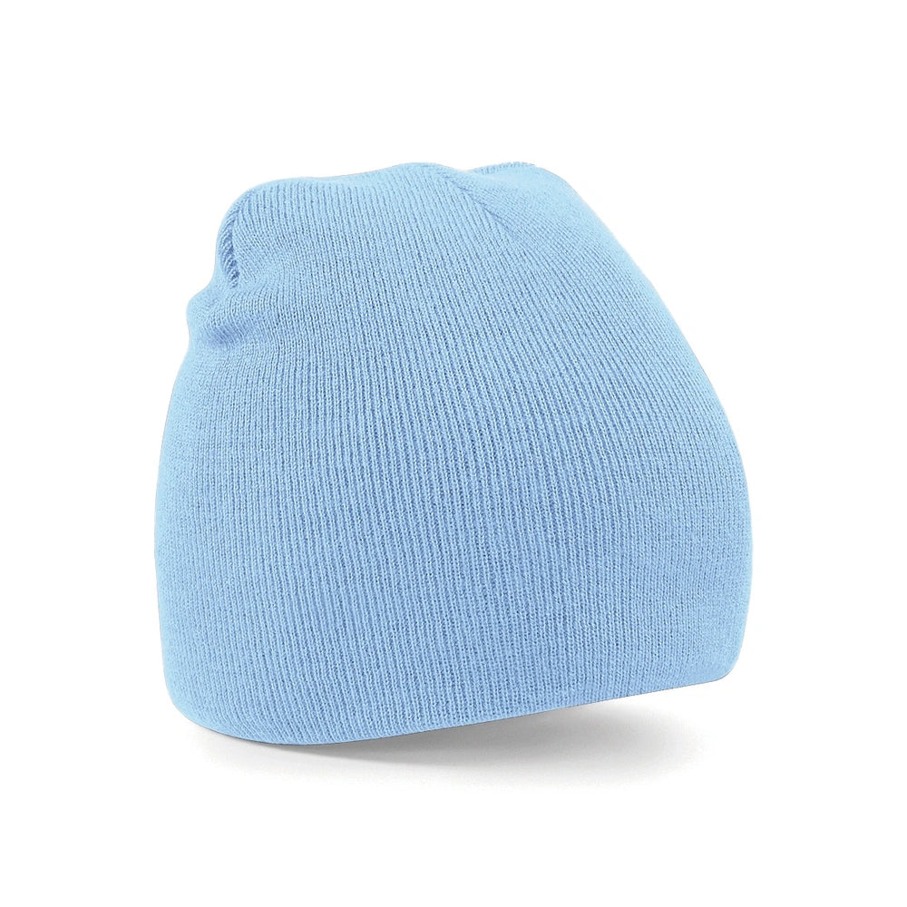 Two-tone pull-on beanie