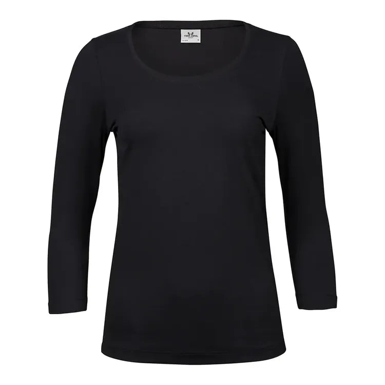 Women’s stretch 3/4-sleeve tee (460)