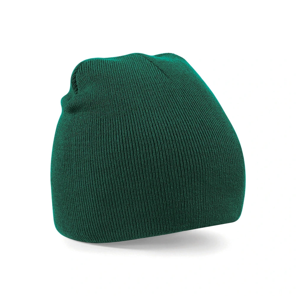 Two-tone pull-on beanie